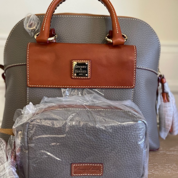 New. Never used. Dooney and Bourke grey
Aubrey Satchel w/ accessories - Picture 6 of 12